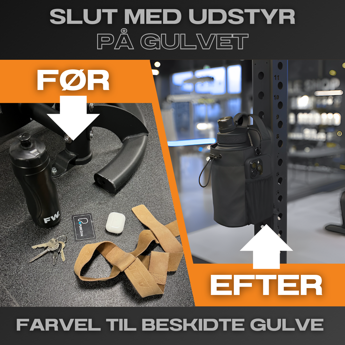 POWERGEAR'S MAGNETISKE SPORTSTASKE